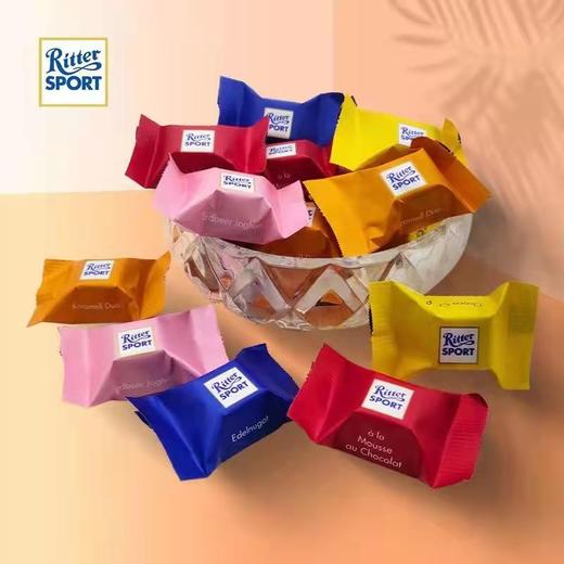 【中欧班列精选】德国瑞特滋巧克力 原装进口Ritter sport什锦夹心牛奶巧克力礼盒装160g/盒 商品图5