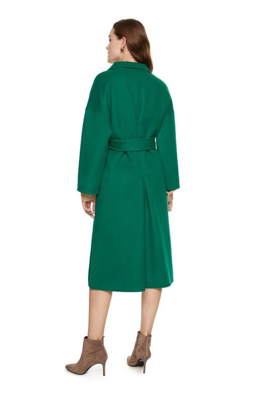 AUGUST 1 EIGHT 绿色双面呢大衣 4905 商品图1