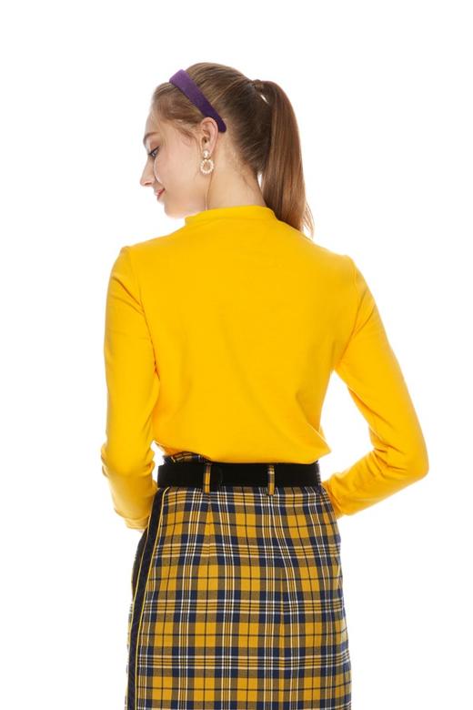 SUMMER & SAGE 字母点缀高领上衣 4561 商品图1