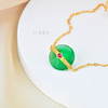 【平安一生】绿琉璃项链  CB2210112 商品缩略图3
