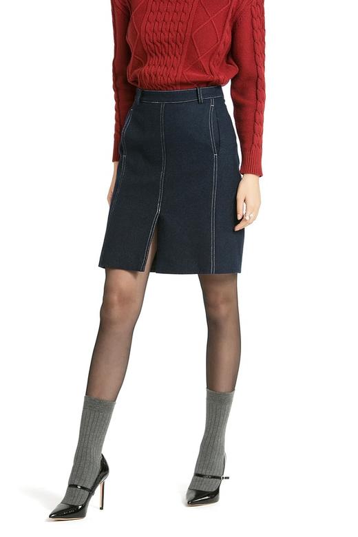 AVA 及膝包臀牛仔裙 969 商品图2