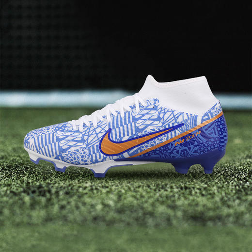 NIKE/耐克 Nike Mercurial Zoom Superfly 9 Academy CR7 FG/MG 刺客15 高帮中端FG/MG足球鞋 CR7配色DQ5308182 商品图4