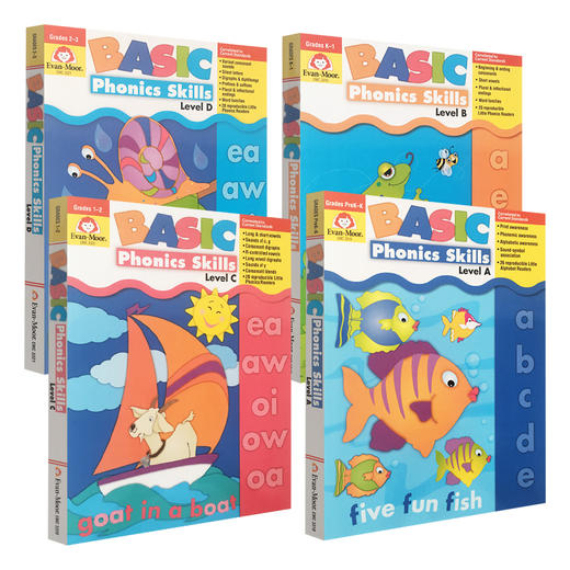 【兰心老师推荐】Evan-Moor Basic Phonics 基础自然拼读系列 商品图1