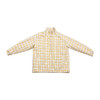 CryingCenter 复古奶油黄格子宽松包裹感棉服外套 哭喊中心 商品缩略图3