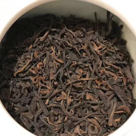 《中粮-中茶》玉润天青六堡茶广西梧州黑茶2009陈化散茶瓷罐装70g/罐 商品图2