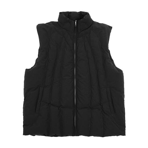 cryingcenter 黑色情侣羽绒服马甲 百搭包裹包裹感背心 哭喊中心 商品图3