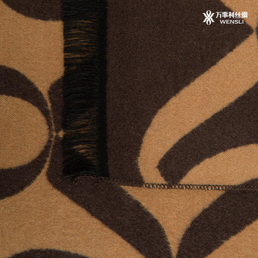 WENSLI/万事利 真丝绒围巾-万事亨通 商品图2