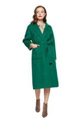 AUGUST 1 EIGHT 绿色双面呢大衣 4905