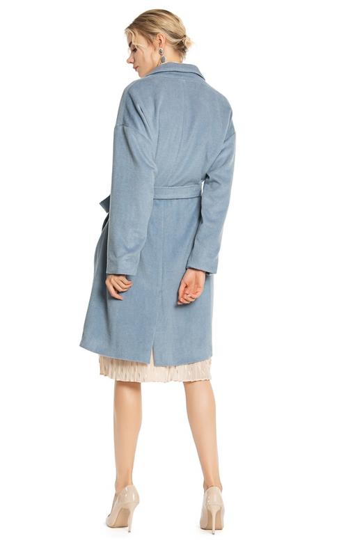 AUGUST 1 EIGHT 蓝色翻领束腰外套 4541 商品图2