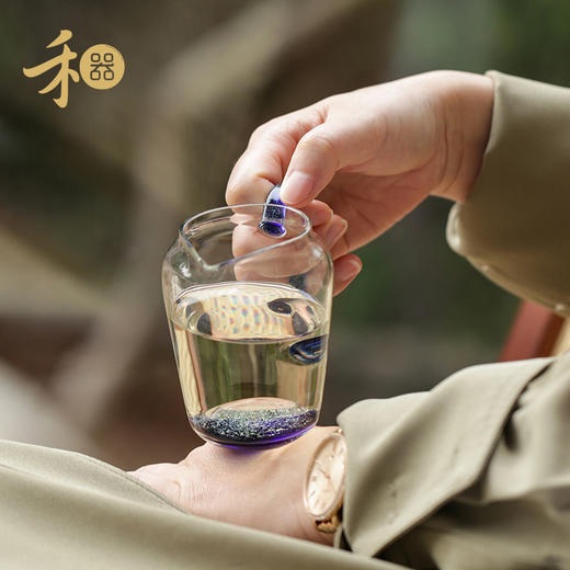 禾器升级款斑斓沁然茶海250ml 加厚底部玻璃茶海公杯公道杯分茶器 商品图2