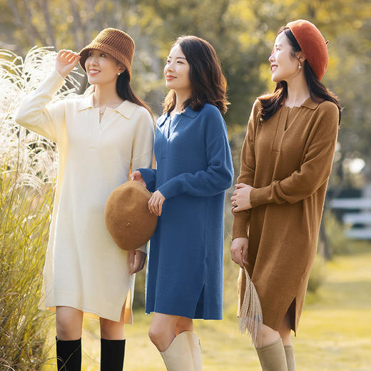 Polo羊毛裙 商品图0