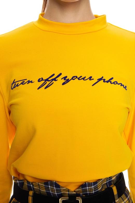 SUMMER & SAGE 字母点缀高领上衣 4561 商品图2