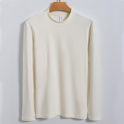 男士款｜轻柔云朵触感可外穿日本美雅碧羊绒蛋白保暖打底小立领套头衫（2件包邮） 商品图8