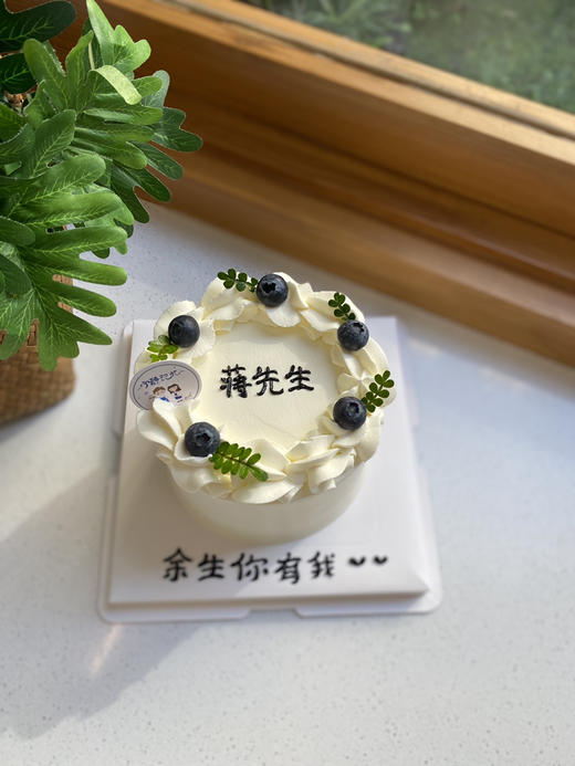 四寸简洁奶油蛋糕 下单前请仔细阅读商品详情 商品图0