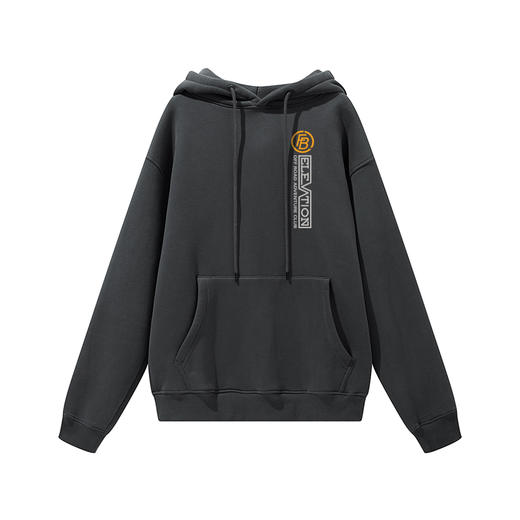 自由基地冬季新款抓绒卫衣oversize带帽套头保暖衣改装霸道印花图 NMT-1921 商品图4