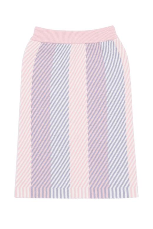 ELLA JADE 拼色条纹半身裙 5114 商品图4