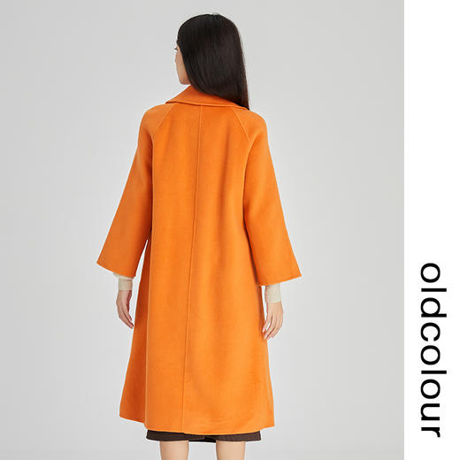 oldcolour2022年冬季新款通勤时尚手工呢料长外套女GN41156909 商品图4