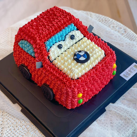 小汽车造型蛋糕（提前2天预定）红色色素较深 改浅粉色请备注 商品图0