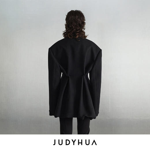 JUDYHUA 廓形收腰褶设计款外套 商品图2