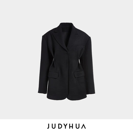 JUDYHUA 廓形收腰褶设计款外套 商品图3