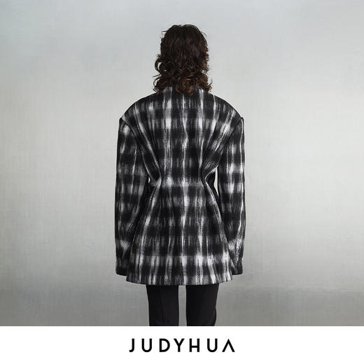 JUDYHUA 廓形收腰褶设计款外套 商品图2