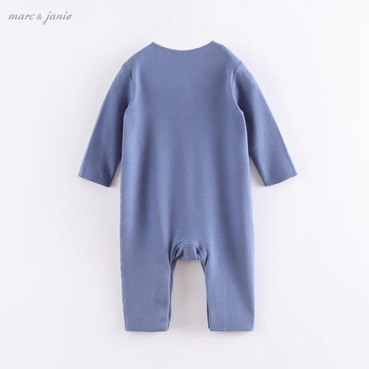 【德绒发热】马克珍妮婴儿秋冬装男女宝宝无骨保暖连体衣210892 商品图3