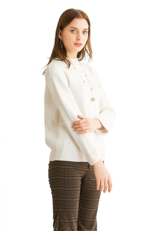 AUGUST 1 EIGHT 简约白色套头针织衫 982 商品图3