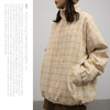 CryingCenter 复古奶油黄格子宽松包裹感棉服外套 哭喊中心 商品缩略图2