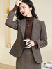 剩S/M 米思阳【羊毛3色夹花呢】气质西服修身一粒扣毛呢羊毛西装外套女厚2930 商品缩略图1