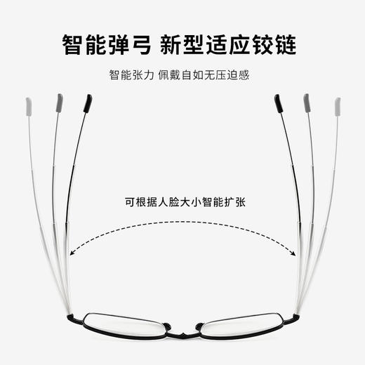 【按个人度数购买】新款折叠便携 防lan光老花镜 老年人眼镜 时尚男女阅读老花镜 商品图3