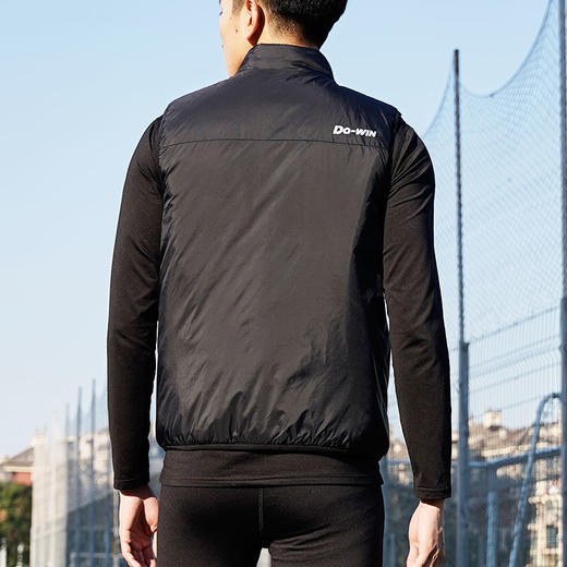 多威dowin棉马夹男士无袖运动上衣休闲百搭跑步训练运动服2512004 商品图2