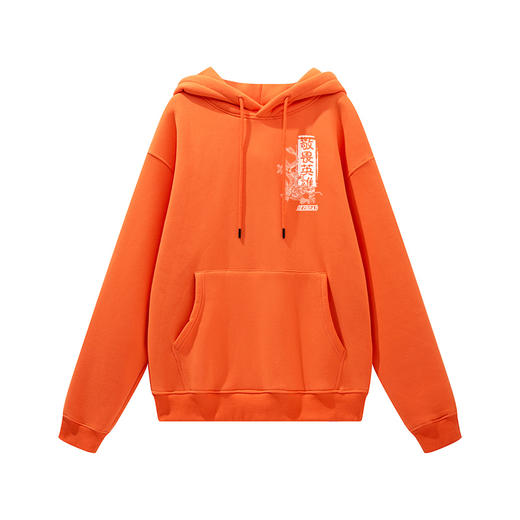 自由基地冬季潮流越野国风图案原创个性抓绒套头卫衣落肩款休闲衫 NMT-1920 商品图7