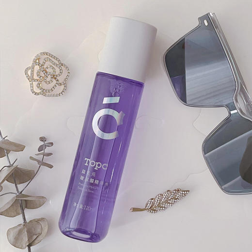 【TOPC益生元玻尿酸精华水】实验室研发背景，cdi敏感肌人群人体检测，微生态护肤理念，深层补水保湿，养成健康肤质，7重玻尿酸，深度补水，0刺激 商品图3