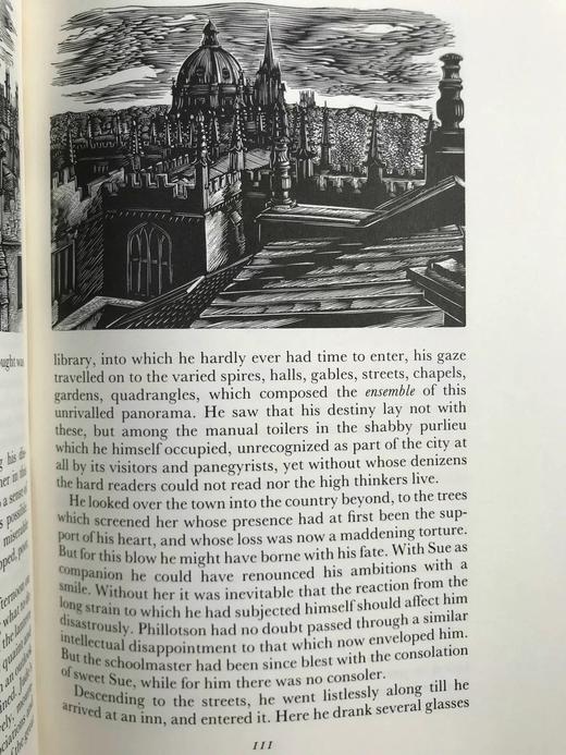 托马斯·哈代《无名的裘德》 数十幅木版画插图 精装18开带书匣 商品图10