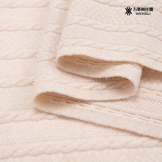 WENSLI/万事利 羊毛披肩-湘灵鼓瑟 商品图3