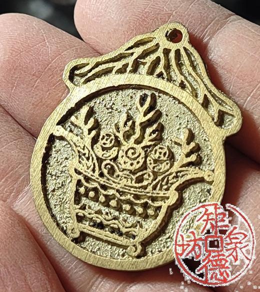 古泉书馆文创 平安吉庆挂（小） 文房把件 JYD13 商品图8