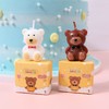 小熊蛋糕装饰 摆件韩国ins可爱卡通生日蜡烛儿童派对甜品装扮 商品缩略图3