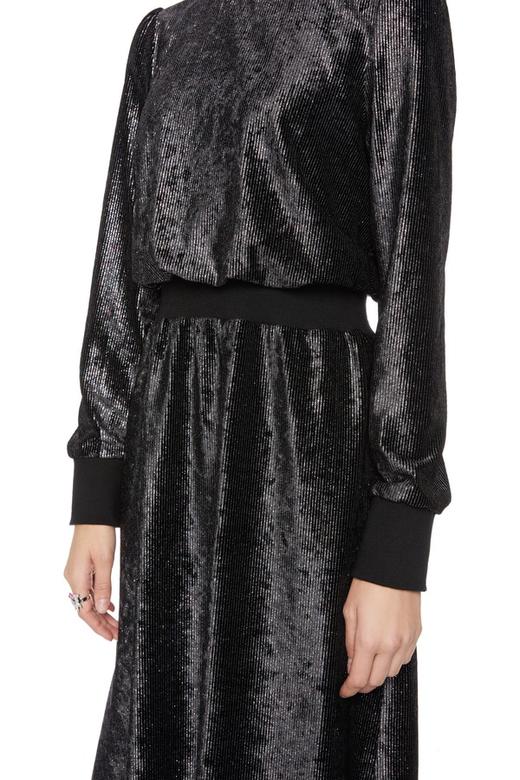 AVA 光泽感收腰连衣裙 5054 商品图2