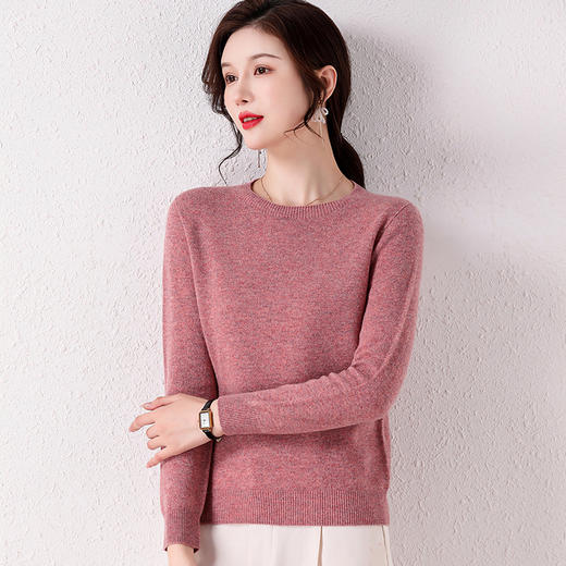 丁摩 100%绵羊毛圆领羊毛衫2203-DY199-WX097 商品图1