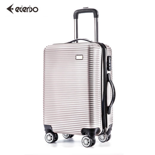 爱登堡（Edenbo）F968-4银色 商务旅行拉杆箱24寸登机箱 商品图2