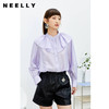 NEELLY纳俪商场同款立领衬衫女单排扣气质简约娃娃翻领白色上衣N22074B04425 商品缩略图2