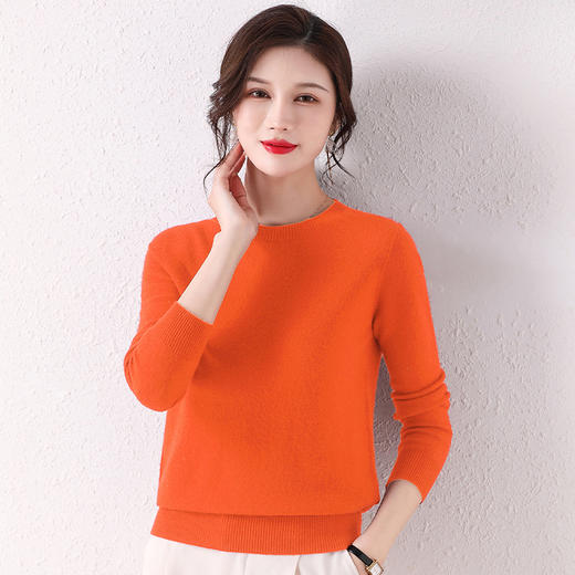 丁摩 100%绵羊毛圆领羊毛衫2203-DY199-WX097 商品图5