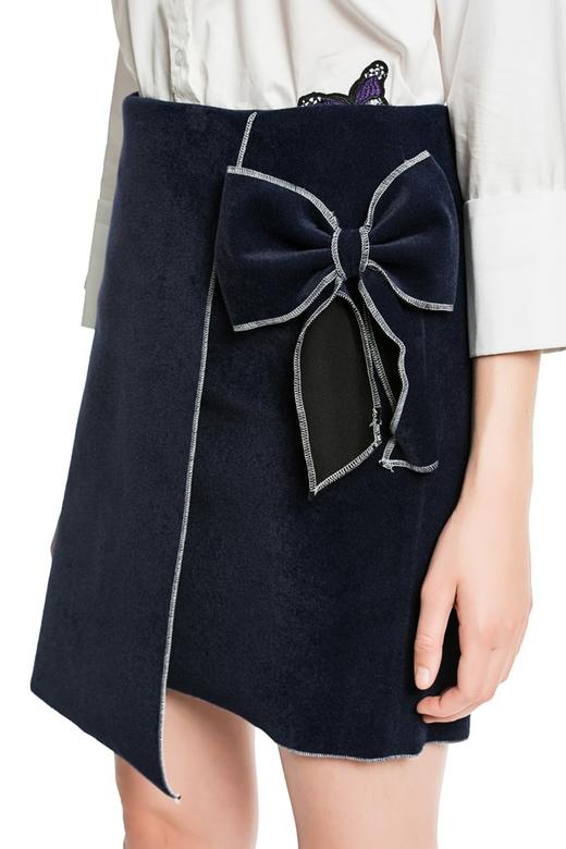 SUMMER & SAGE 蝴蝶结装饰半身裙 4698 商品图3