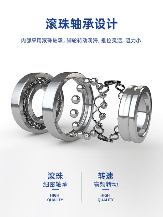 得力平板车(蓝) 商品图4