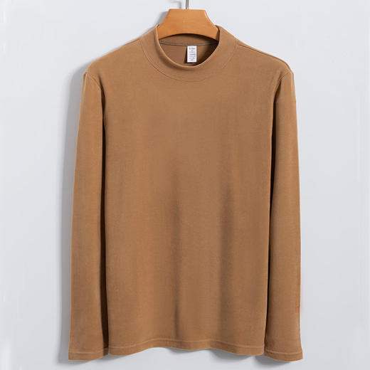 男士款｜轻柔云朵触感可外穿日本美雅碧羊绒蛋白保暖打底小立领套头衫（2件包邮） 商品图7