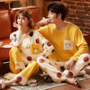 「15套可选！男女款」红腾2022新款情侣睡衣 女秋冬长袖套头圆领棉质卡通女士家居服套装 商品缩略图1