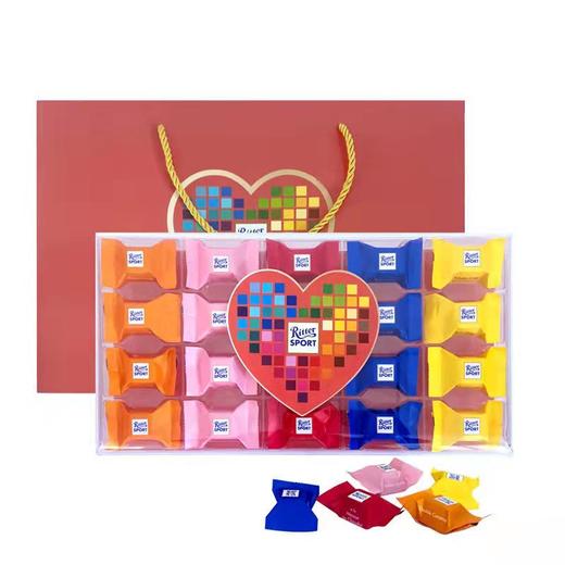 【中欧班列精选】德国瑞特滋巧克力 原装进口Ritter sport什锦夹心牛奶巧克力礼盒装160g/盒 商品图11