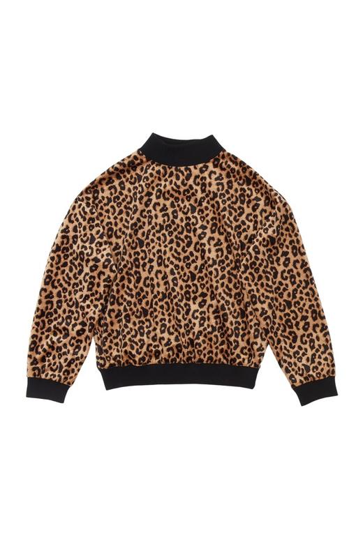 SUMMER & SAGE 豹纹拼色套头上衣 5442 商品图4