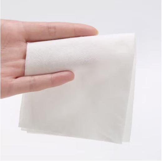 【专柜多样屋】-一次性洗脸巾婴儿用手帕纸干湿两用抽纸巾湿水可用 加厚棉柔巾洁面巾女家用巾美容 100抽随手包 商品图3