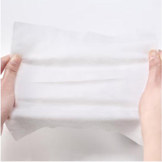 【专柜多样屋】-一次性洗脸巾婴儿用手帕纸干湿两用抽纸巾湿水可用 加厚棉柔巾洁面巾女家用巾美容 100抽随手包 商品图2